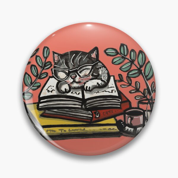 Artikelvorschau, Eine schlafende Katze auf Büchern entworfen und verkauft von margothuang.