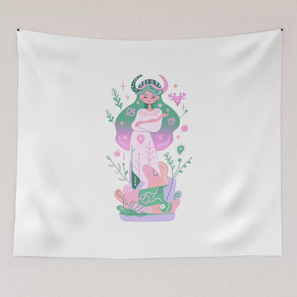 Item preview, Elegant Virgo Zodiac Artwork designed and sold by marrychou.