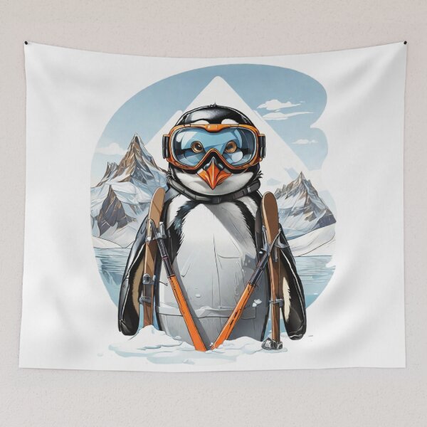 Item preview, Snowcaps and Ski Goggles | Penguin's Climate Couture designed and sold by BlareBlare.