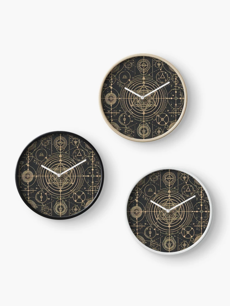 Thumbnail 3 of 4, Clock, Gothic pattern designed and sold by TaevasDesign.