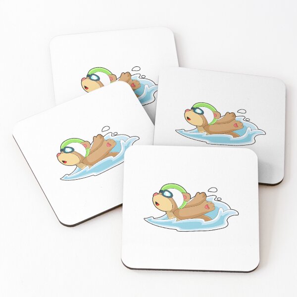 Item preview, Bear Swimming Swimming goggles designed and sold by Snabdesign84.