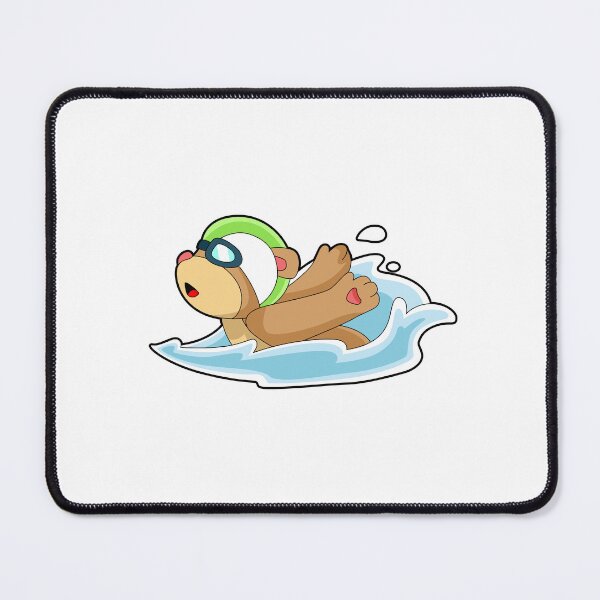 Item preview, Bear Swimming Swimming goggles Summer designed and sold by Snabdesign84.