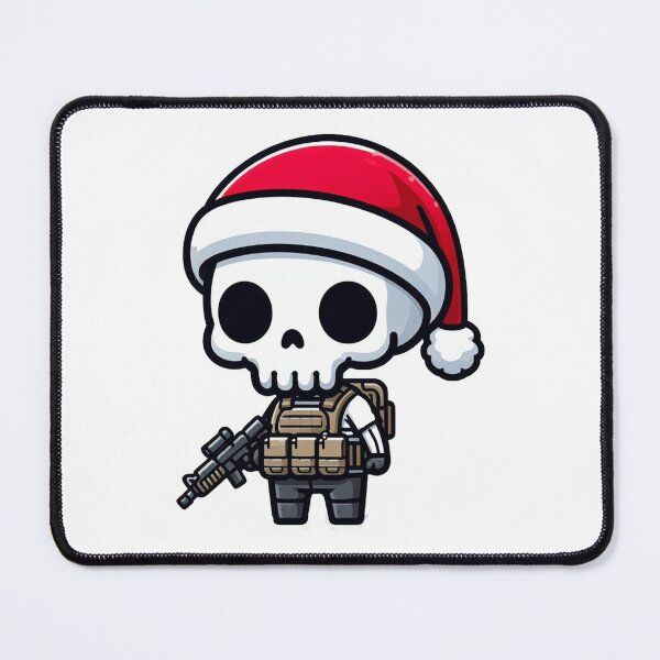 Item preview, Cute Grim reaper with santa hat and tactical gear designed and sold by Wxjtecki.