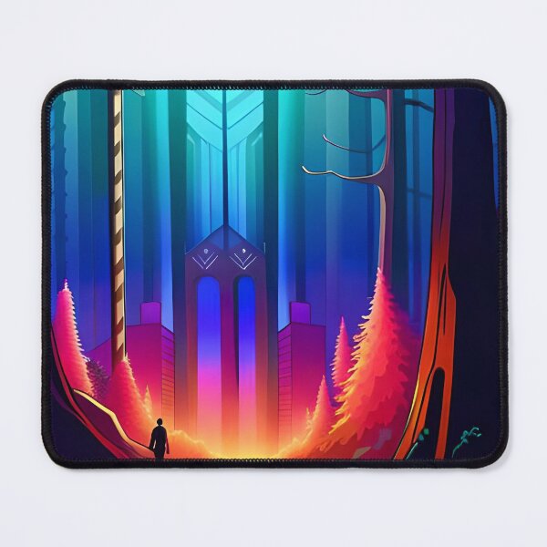 Item preview, Bioluminescent Dreams: A Mystical Journey Poster designed and sold by WhimsyRealm.