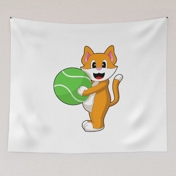 Item preview, Cat Tennis Tennis racket Sports designed and sold by Snabdesign84.