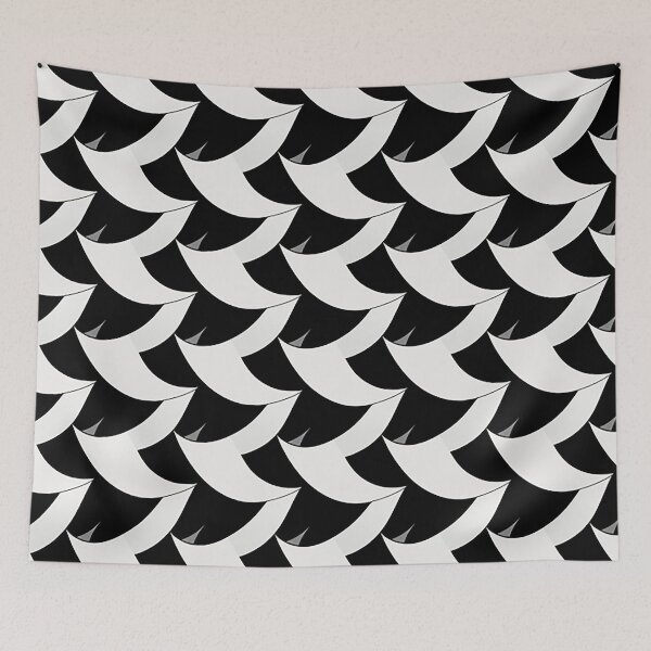 Item preview, Modern  Abstract Oversized Houndstooth for a Contemporary Graphic Look designed and sold by PaintbrushPlace.