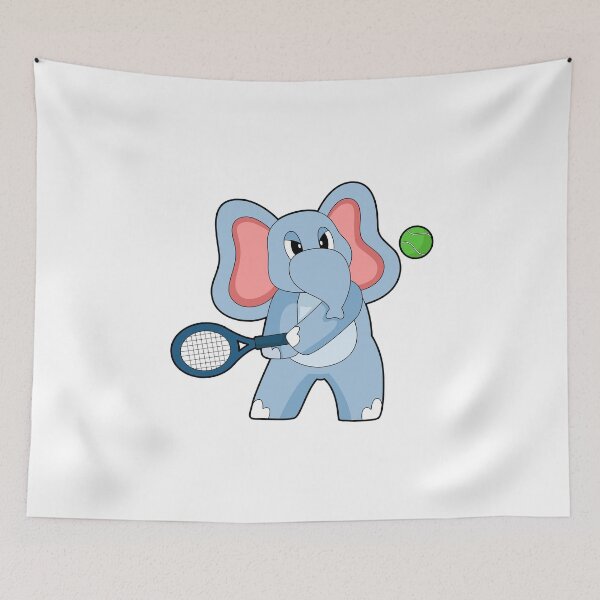 Item preview, Elephant Tennis Tennis racket Sports designed and sold by Snabdesign84.
