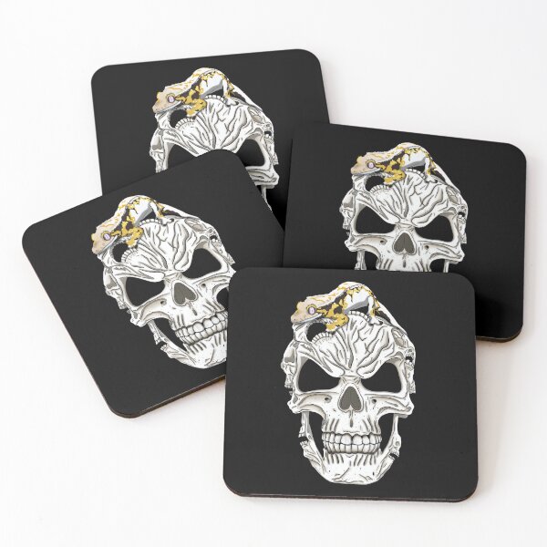 Item preview, Crested Gecko Creepy Skull designed and sold by HauntedHerps.