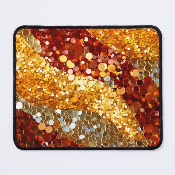 Item preview, Red, amber, orange and yellow magical pattern designed and sold by AI-Only Creations.