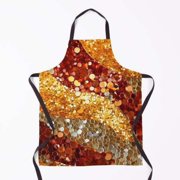 Item preview, Red, amber, orange and yellow magical pattern designed and sold by AI-Only Creations.