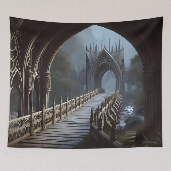 Item preview, An Elven Bridge designed and sold by ClassicRetroism.