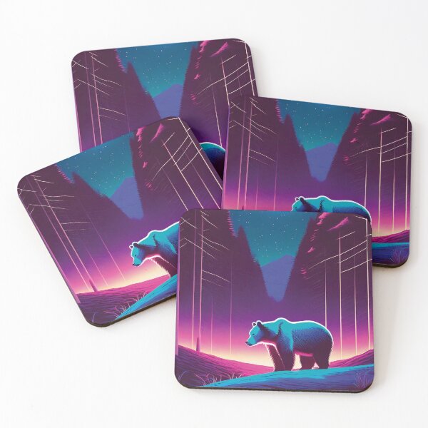 Item preview, Bear Synthwave designed and sold by Synthwave1988.