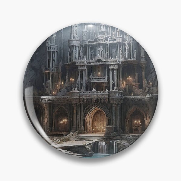 Item preview, Fantasy Cave Castle of a Forgotten Kingdom - 3 designed and sold by nyathiwa.