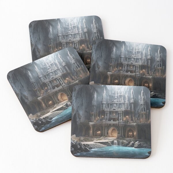 Item preview, Fantasy Cave Castle of a Forgotten Kingdom - 3 designed and sold by nyathiwa.