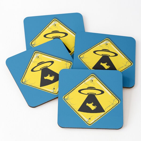 Item preview, Cosmic Crossing: UFO Abduction Zone No 2 designed and sold by Fun Funky Designs.