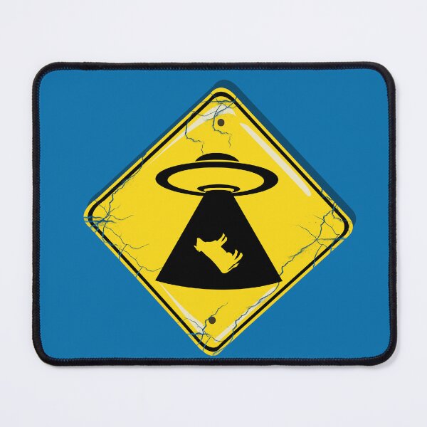 Item preview, Cosmic Crossing: UFO Abduction Zone No 2 designed and sold by Fun Funky Designs.