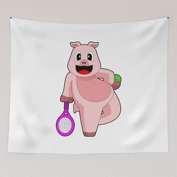 Item preview, Pig Tennis Tennis racket Sports designed and sold by Snabdesign84.
