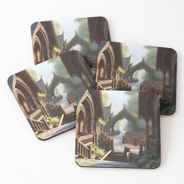 Item preview, A fantasy Elven village designed and sold by ClassicRetroism.