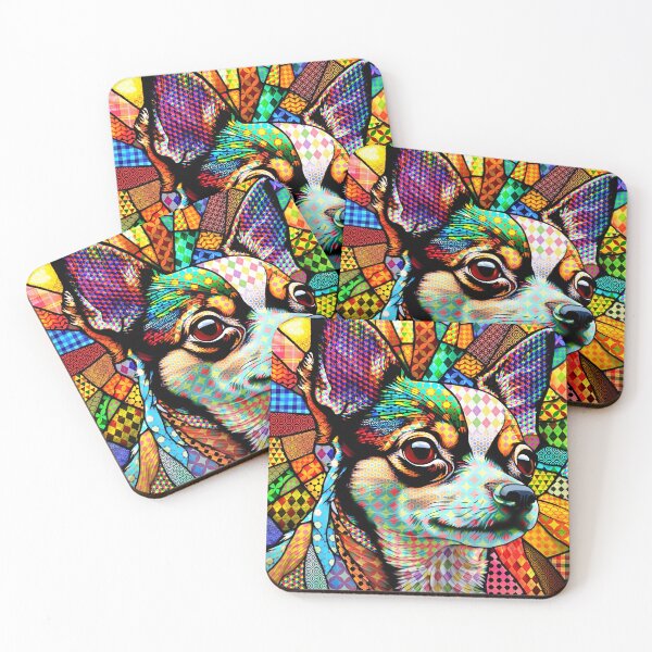 Item preview, Multicolor Chihuahua Dog 171 designed and sold by artbylucie.