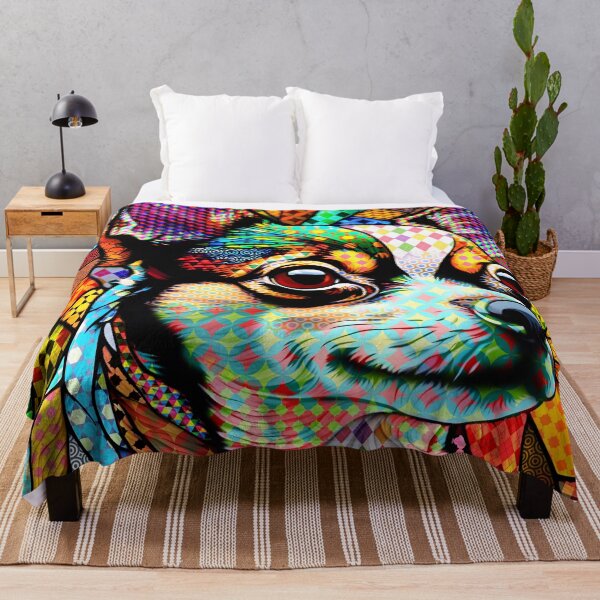 Item preview, Multicolor Chihuahua Dog 171 designed and sold by artbylucie.