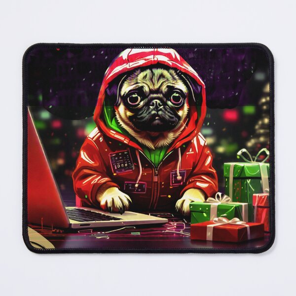 Item preview, Pug HAPPY HOLIDAYS 68 CYBER MONDAY PUGGY HOLIDAYS designed and sold by RedBluffTraders.