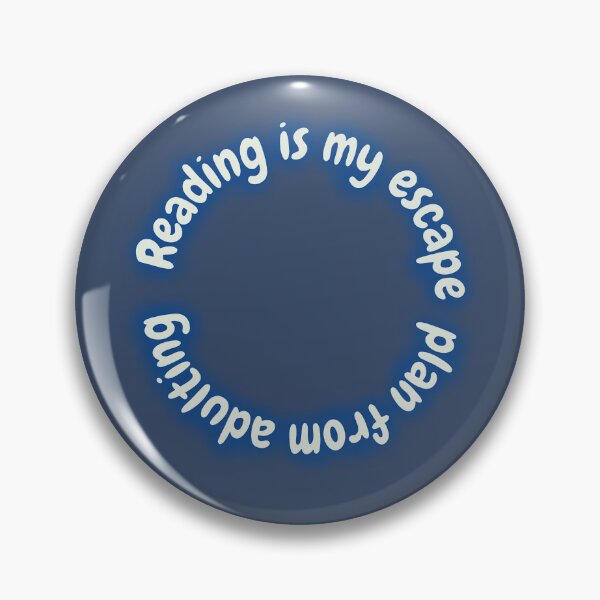 Item preview, Reading is my Espace Plan from Adulting - Funny Books Quotes designed and sold by MyMushroomGrove.