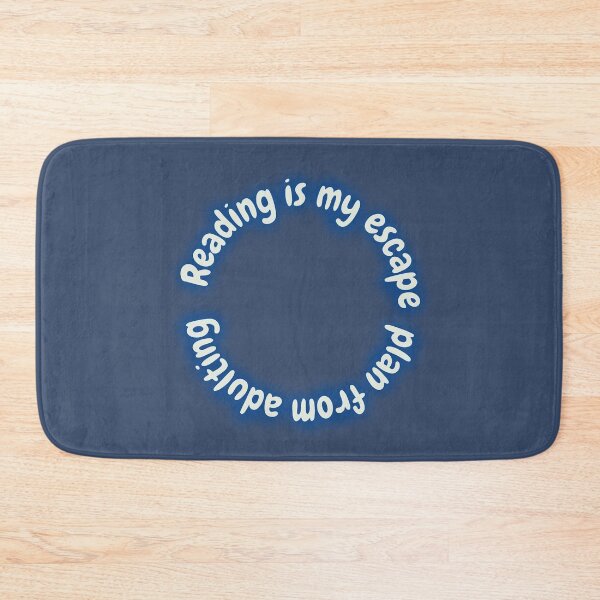 Item preview, Reading is my Espace Plan from Adulting - Funny Books Quotes designed and sold by MyMushroomGrove.
