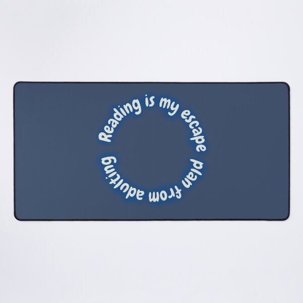 Item preview, Reading is my Espace Plan from Adulting - Funny Books Quotes designed and sold by MyMushroomGrove.