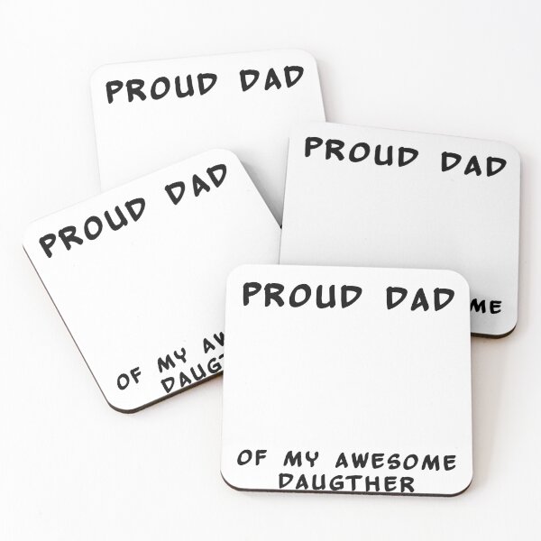 Item preview, proud dad designed and sold by MGSdesing.
