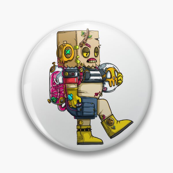 Item preview, A boy with paperbag head sticker designed and sold by AmadKizuna.