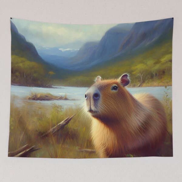 Item preview, Capybara Art #11 | Capybara Lovers designed and sold by ksgraphics222.