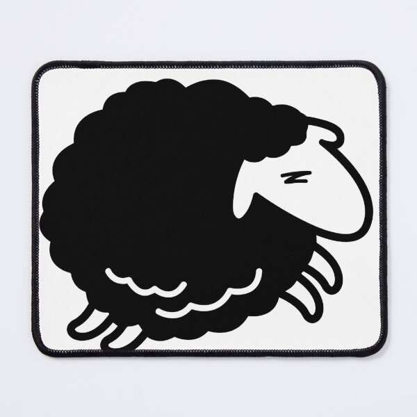 Item preview, Cartoon Black Sheep designed and sold by my little corner.
