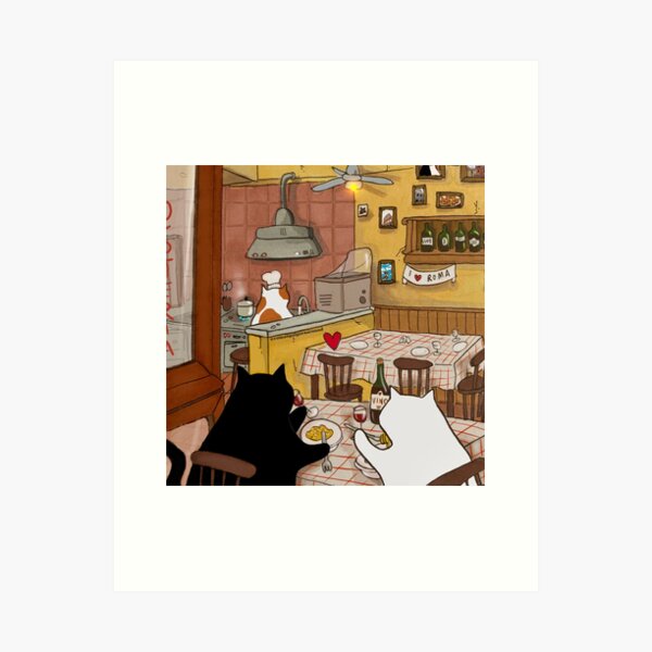 Item preview, Stanis at the Osteria  designed and sold by Stanis the Cat.
