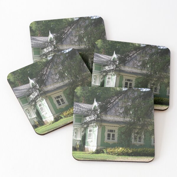 Item preview, Vintage Charm: Green Old House in Europe designed and sold by SunmiSunmi.