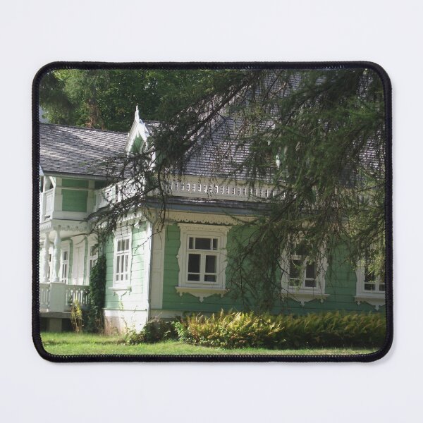 Item preview, Vintage Charm: Green Old House in Europe designed and sold by SunmiSunmi.