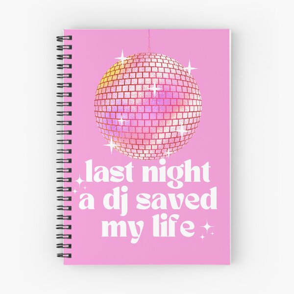 Item preview, Sticker last night a dj saved my life - INDEEP designed and sold by Esyledesign.