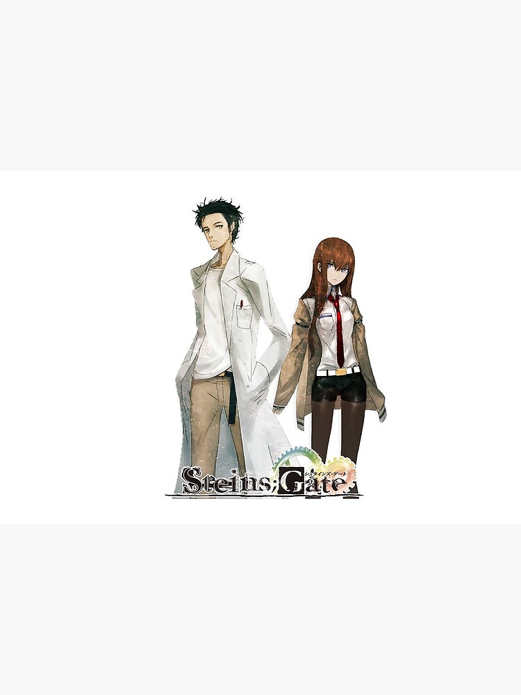 Steins Gate Okabe And Kurisu Art Board Print By Lunatime1 Redbubble