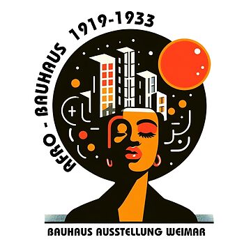 Aperçu de l'œuvre Femme afro style bauhaus - Femme afro-américaine de Alkymias