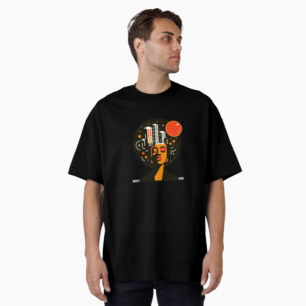 Aperçu de l'œuvre T-shirt oversize créée et vendue par Alkymias.