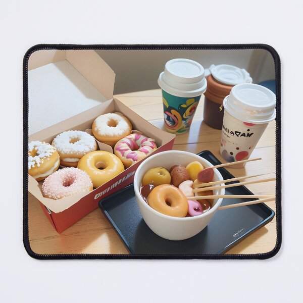 Item preview, Donut and coffee designed and sold by BG story.