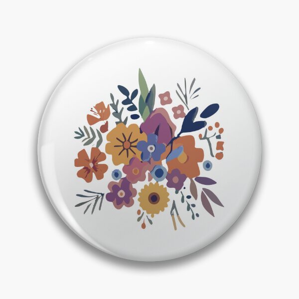 Item preview, Flowers pattern colorful  designed and sold by NOON tee gallery.