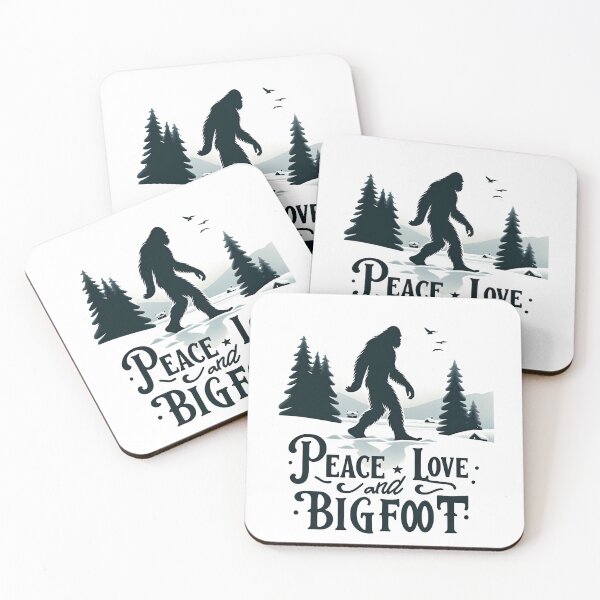 Item preview, Peace, Love, and Bigfoot designed and sold by MAPDDesigns.