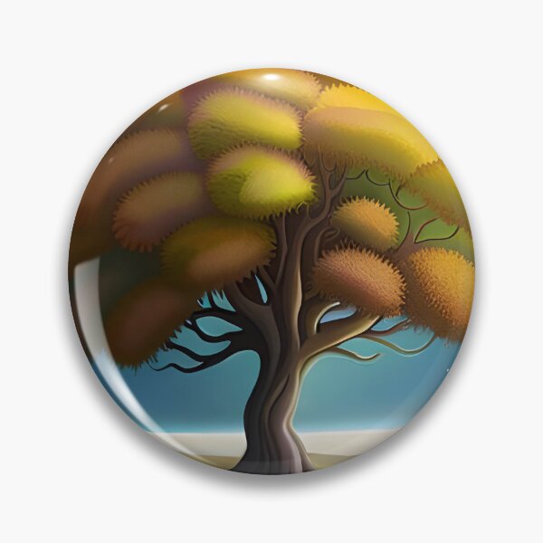 Item preview, Stellar Glow: Whimsical Yellow Tree under Starry Night designed and sold by WhimsyRealm.