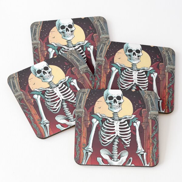 Item preview, Spoky Scary Skeleton Cartoon designed and sold by AzDrop.