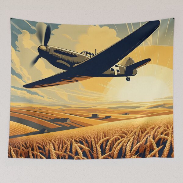 Item preview, Messerschmitt BF109 Flying to Battle designed and sold by ClassicRetroism.