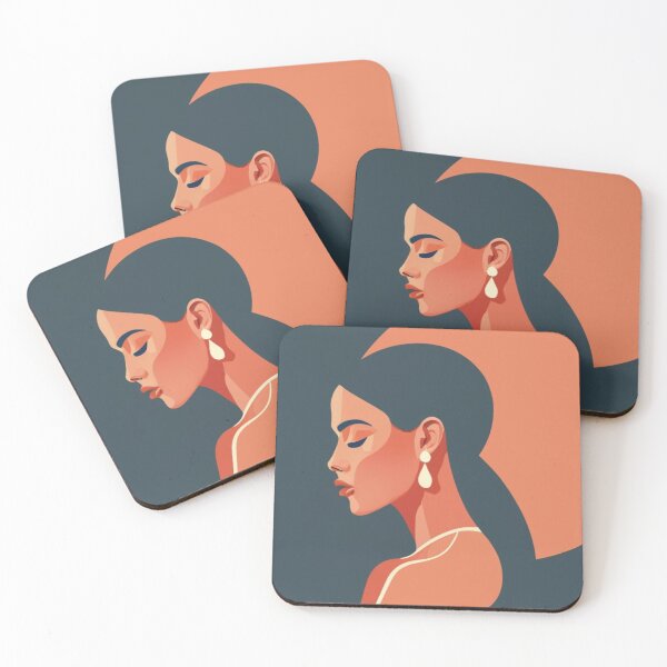 Item preview, Woman's silhouette in sunset tones designed and sold by Magico Paco.