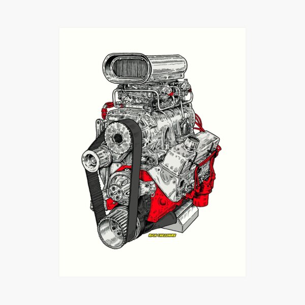 BIG BLOCK Art Print