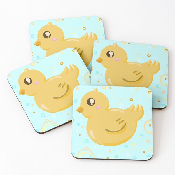 Item preview, Cute Rubber Duck Swimming Cartoon Ducky Child Bubbles designed and sold by ZaynahsArtNook.