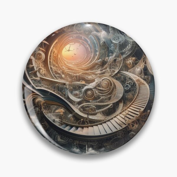 Item preview, A Clockwork Perspective - Surreal Art - home decor designed and sold by crea8iveway.