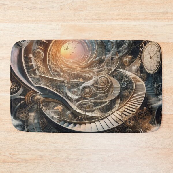 Item preview, A Clockwork Perspective - Surreal Art - home decor designed and sold by crea8iveway.